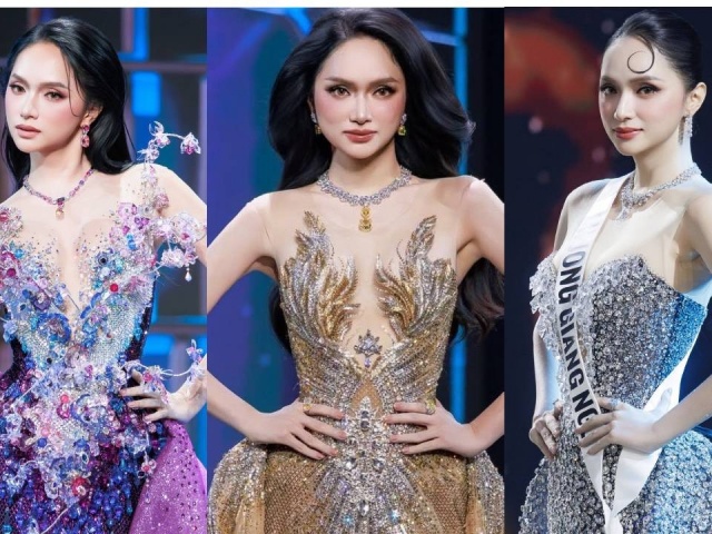 Ba bộ đầm dạ hội ghi dấu ấn của Hương Giang ở Miss Grand