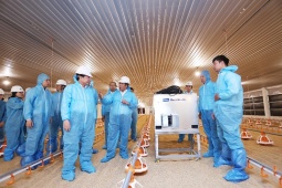 Lãnh đạo Tây Ninh khảo sát tiến độ Dự án chăn nuôi công nghệ cao DHN Tây Ninh 2