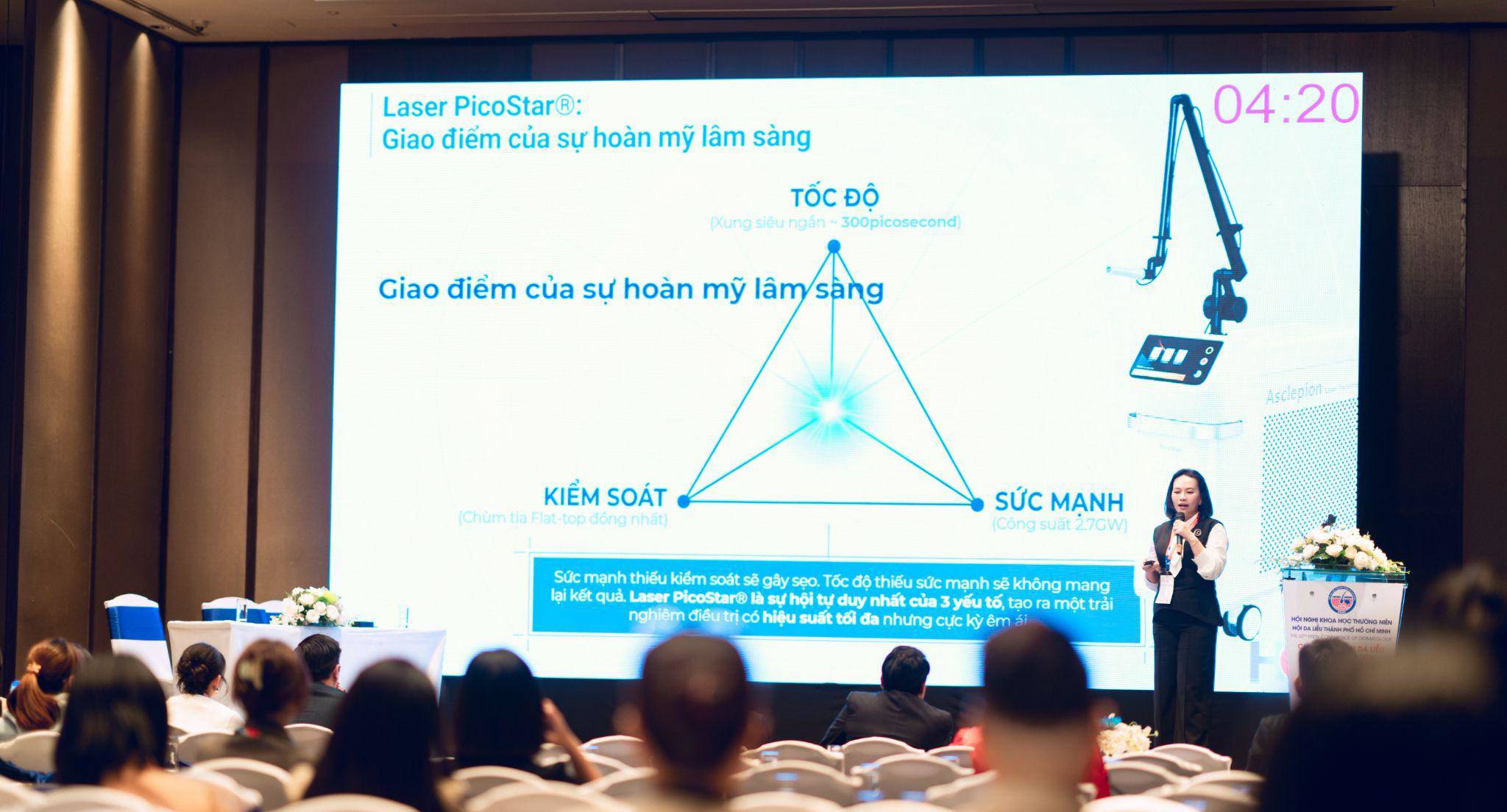 ThS.BS CKII Nguyễn Phương Thảo chia sẻ về vai trò của Laser PicoStar® trong xử lý sắc tố và tối ưu hiệu quả điều trị nám.
