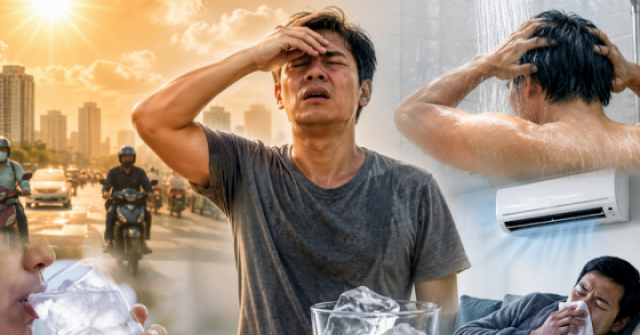 Nắng nóng đỉnh điểm, 5 cách giải nhiệt tưởng đúng nhưng rất hại tim mạch