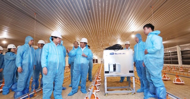 Lãnh đạo Tây Ninh khảo sát tiến độ Dự án chăn nuôi công nghệ cao DHN Tây Ninh 2