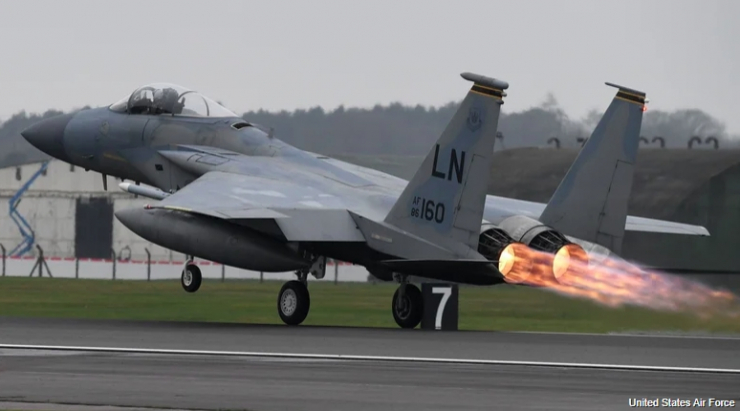 Tiêm kích F-15 Eagle. Ảnh: Không quân Mỹ