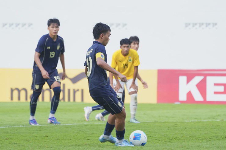 Trực tiếp bóng đá U19 Thái Lan - U19 Brunei: "Voi chiến" có bàn thứ 9 (U19 Đông Nam Á) (Hết giờ) - 3