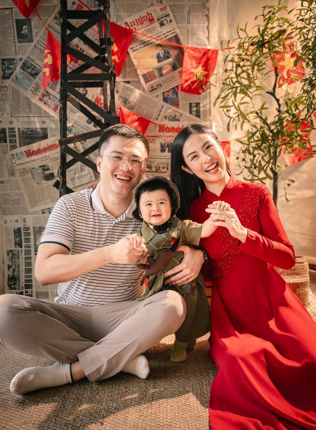 Gia đình nhỏ của Ngọc Hân.