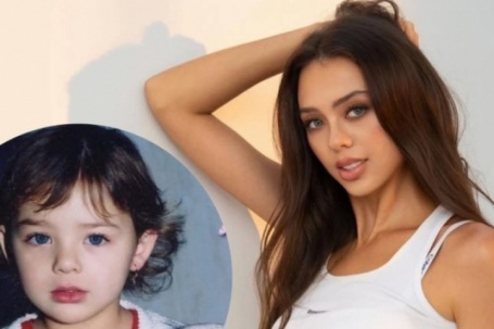Nhan sắc 'cực phẩm' từ nhỏ của vợ Bùi Tiến Dũng