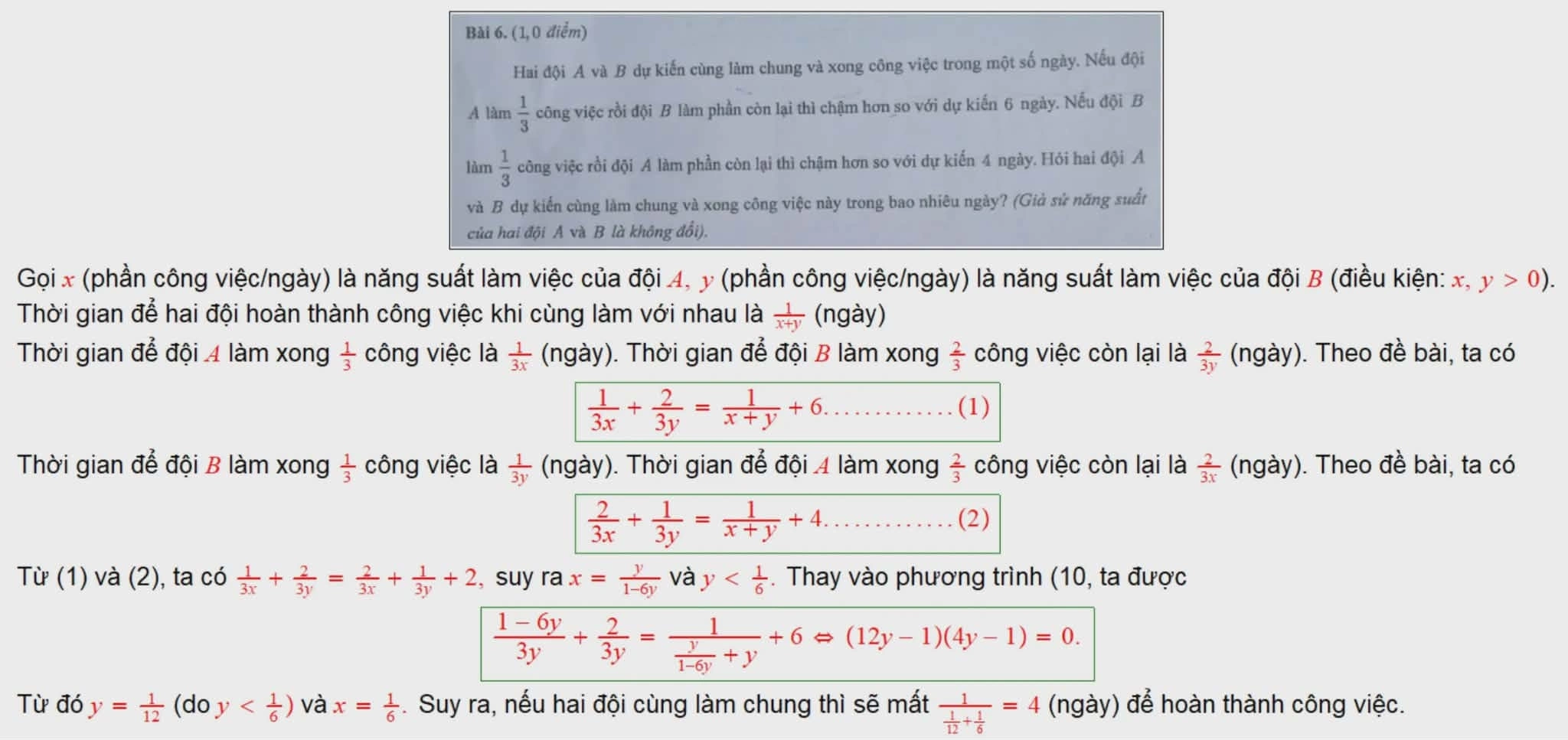 Gợi ý đáp án đề Toán thi vào lớp 10 ở TP HCM - 6