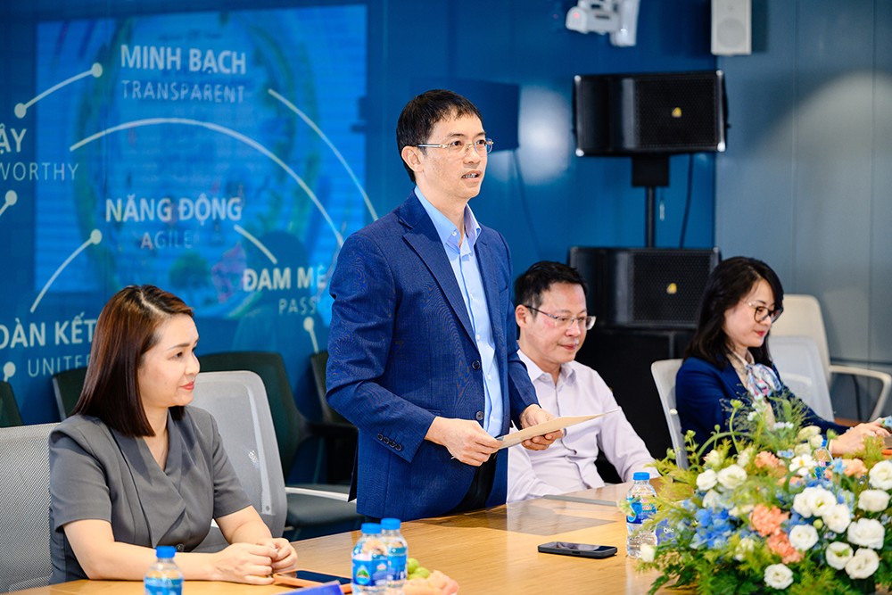 Ông Lê Viết Hải – Chủ tịch Hội đồng Thành viên kiêm Tổng Giám đốc MB Life phát biểu tại sự kiện.