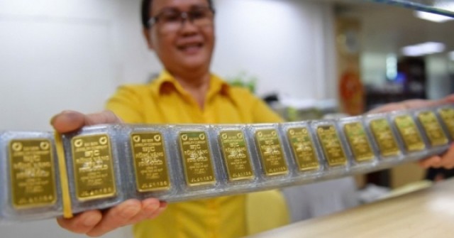 Giá vàng miếng giảm 1 triệu đồng