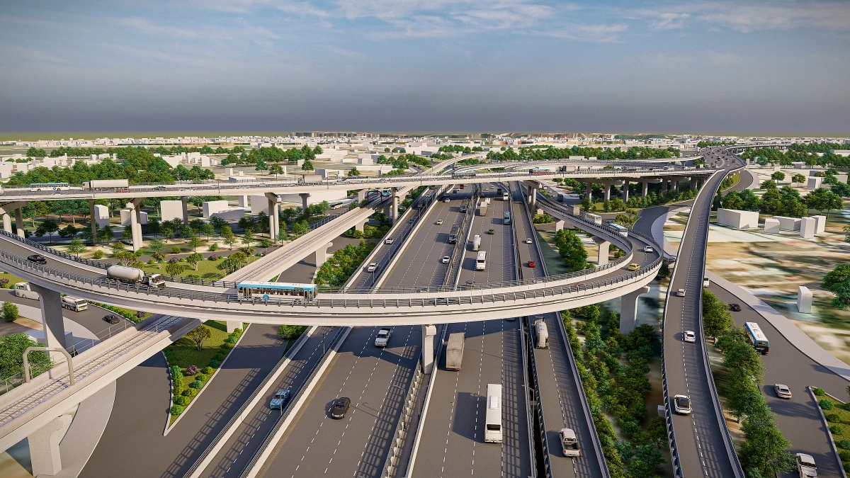 Đường Vành đai 3 trên địa bàn Bình Dương cũ dài gần 11 km, qua các phường Đông Hoà, Tân Đông Hiệp, Dĩ An, An Phú, Thuận Giao, Thuận An, Phú Hoà.