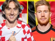 Trực tiếp bóng đá Croatia - Bỉ: Modric đấu De Bruyne (Giao hữu)