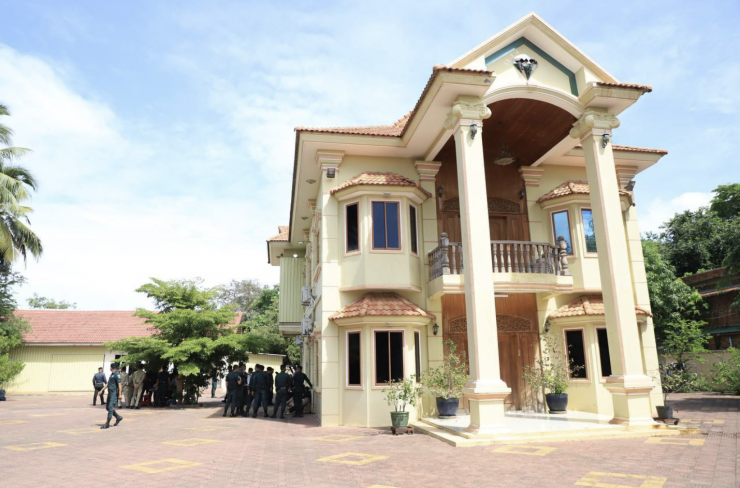 Căn biệt thự này thuộc sở hữu của một tướng quân đội nhưng không được công bố danh tính. Ảnh: Khmer Times