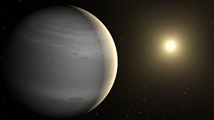 Hành tinh ôn đới khổng lồ TOI-199b - Ảnh đồ họa: NASA