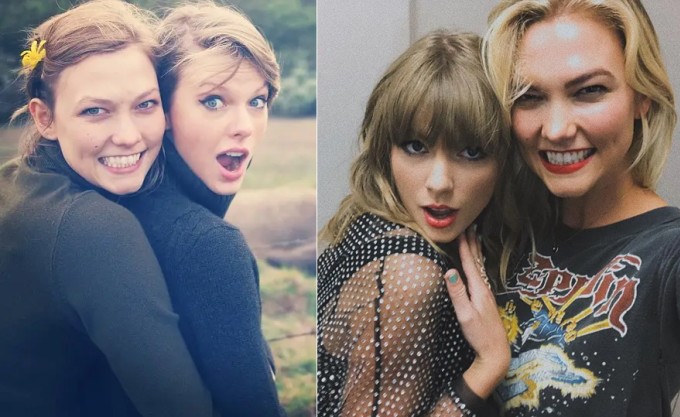 Taylor Swift và Karlie Kloss. Ảnh: Instagram Karlie Kloss