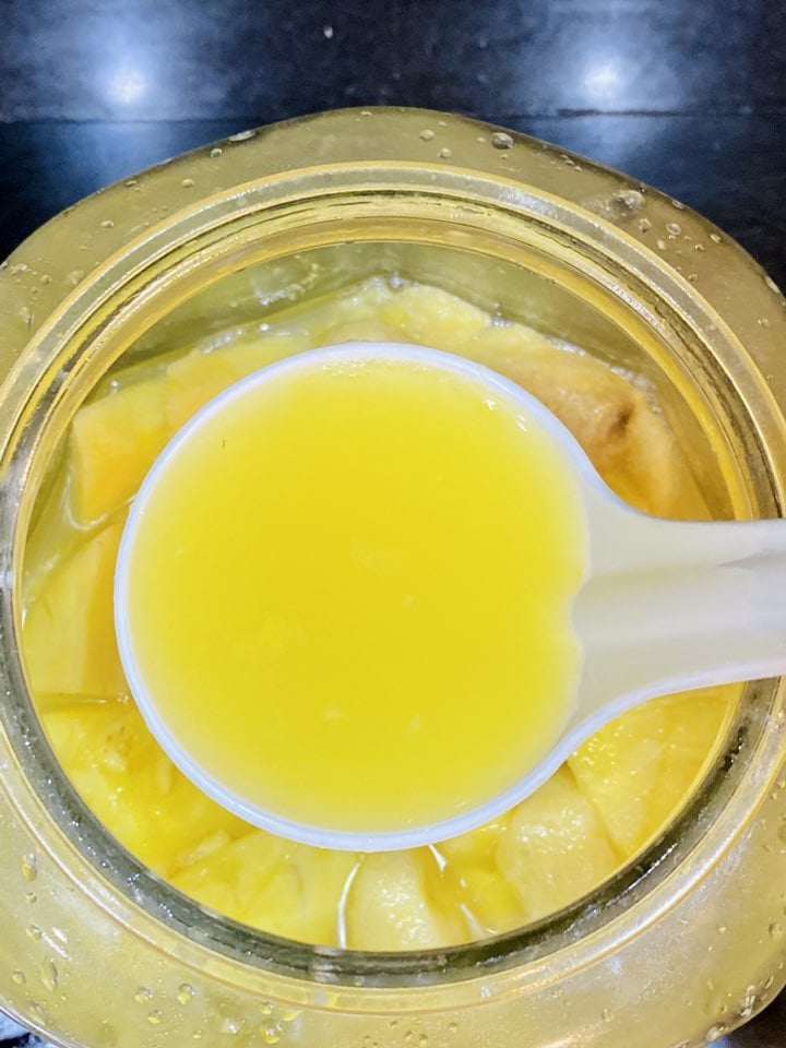 Nước enzyme vàng óng - thơm lừng - chua vừa đậm vị