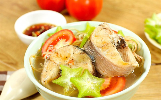 Món canh không chỉ có hương vị đậm đà, hấp dẫn mà còn rất đẹp mắt.