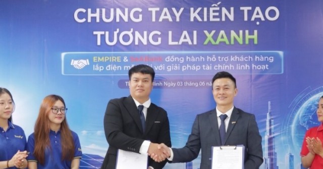 Empire & SeABank ký kết hợp tác giúp mọi gia đình tiếp cận điện mặt trời