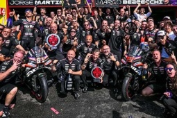Đua xe MotoGP, Italian GP: Bezzecchi chiến thắng đầy cảm xúc, củng cố vị trí số 1