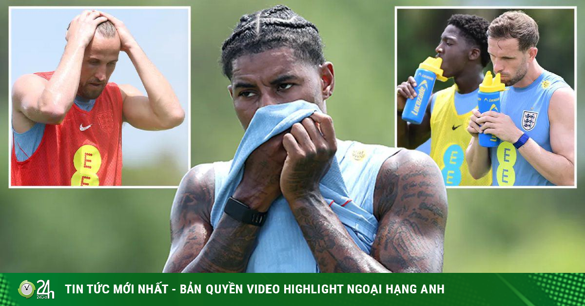 Dàn sao ĐT Anh "méo mặt" vì nắng nóng, lộ đội hình đá chính ở World Cup