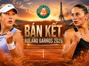 Bán kết tennis Roland Garros: "Sharapova mới" gặp "Búp bê Ukraine", Shnaider đấu Chwalinska