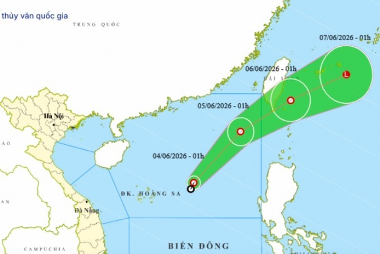 Xuất hiện áp thấp nhiệt đới đầu tiên trên Biển Đông, có ảnh hưởng tới nước ta?