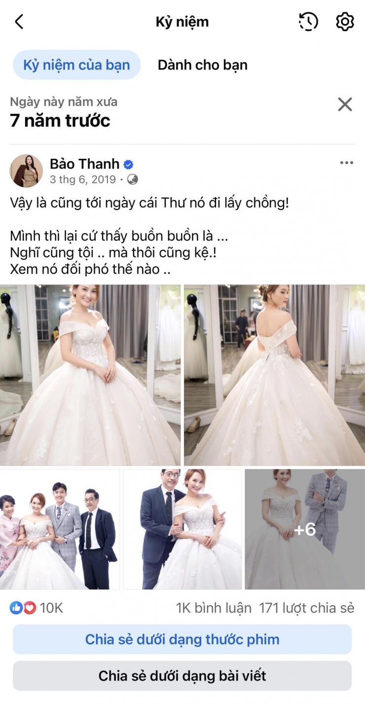Ảnh cưới nhân vật Anh Thư trong phim Về nhà đi con. Ảnh: FBNV