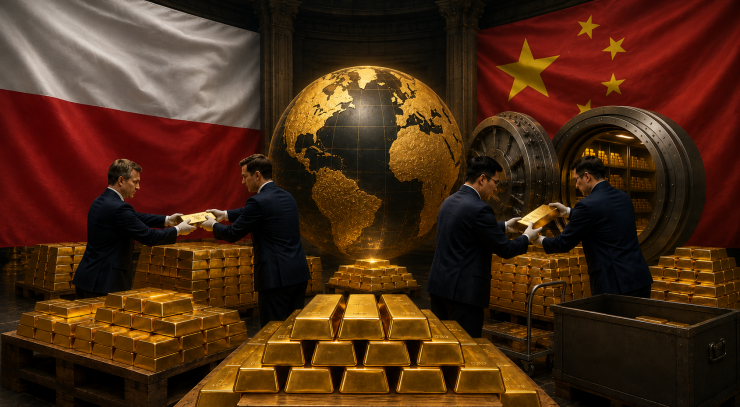 Ba Lan và Trung Quốc tăng tốc gom vàng.