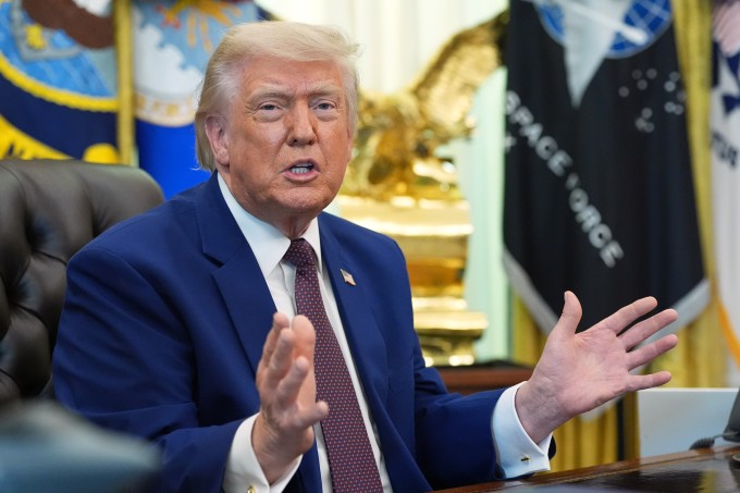 Tổng thống Mỹ Donald Trump tại Phòng Bầu dục ở Nhà Trắng ngày 3/6. Ảnh: AP