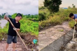 Đu trend dọn đường phố bị mỉa 'việc nhà thì nhác', các bạn trẻ đáp 'siêu kute'