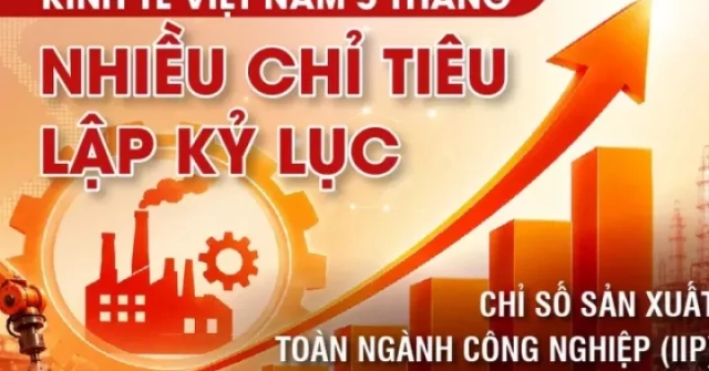 Kinh tế Việt Nam 5 tháng: Nhiều chỉ tiêu lập kỷ lục