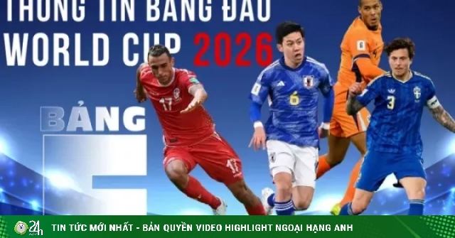 Thông tin bảng F FIFA World Cup 2026: Cạm bẫy trên hành trình của Hà Lan