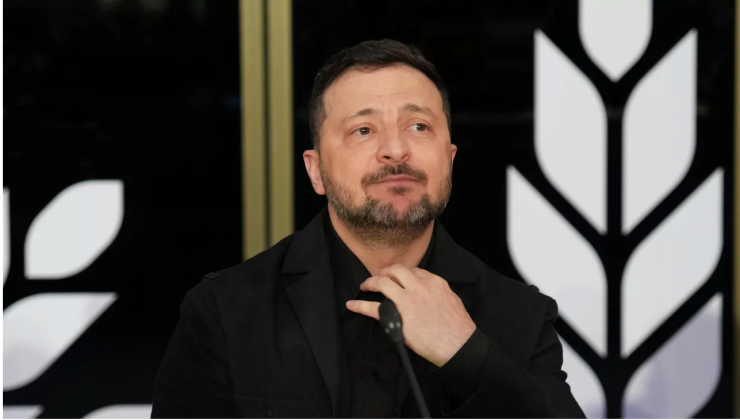 Ông Zelensky mới đây đã gửi thư ngỏ đề nghị ông Putin đàm phán hòa bình. Ảnh: AP.