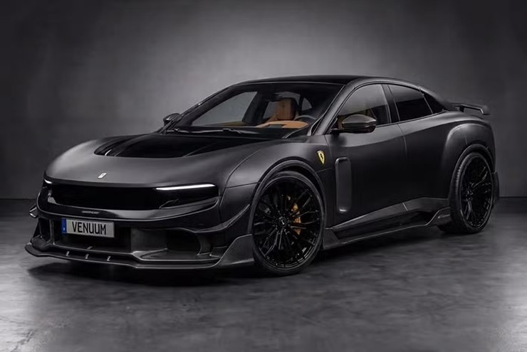 Vừa ra mắt siêu xe điện Ferrari Luce đã có bản độ hầm hố