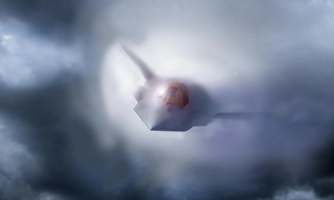 Hình ảnh mô phỏng của tiêm kích F-47. Đồ họa: USAF