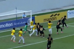Video bóng đá U19 Malaysia – U19 Brunei: Phản lưới, thẻ đỏ & 3 bàn ở phút bù giờ (U19 Đông Nam Á)