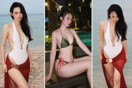 Người đẹp quê Điện Biên diện bikini thả dáng 'khét lẹt' giữa mùa hè 2026