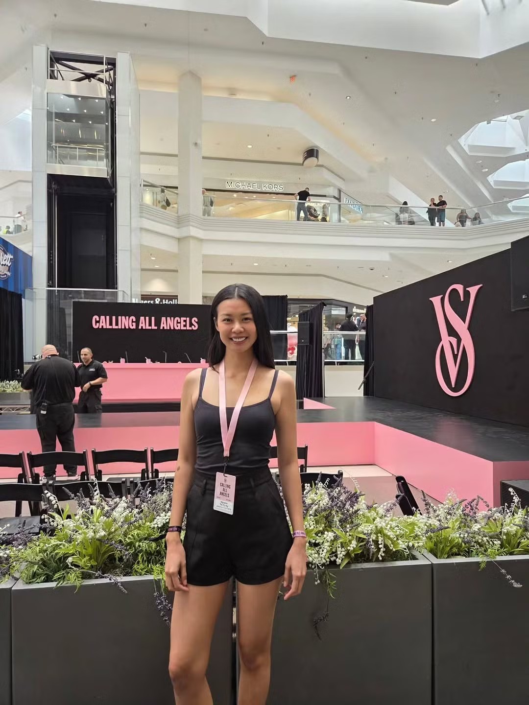 Tú Ny tại buổi casting của Victoria's Secret.