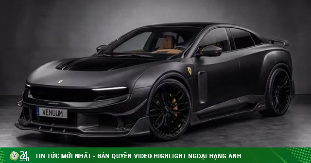 Vừa ra mắt siêu xe điện Ferrari Luce đã có bản độ hầm hố