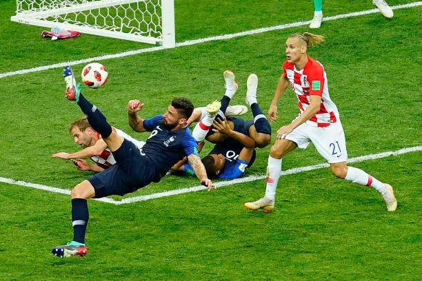 Chung kết 2018 giữa Pháp - Croatia. Nếu hai đội lại gặp nhau ở chung kết năm nay, đội nào cũng sẽ có cầu thủ của cả Bayern &amp; Inter