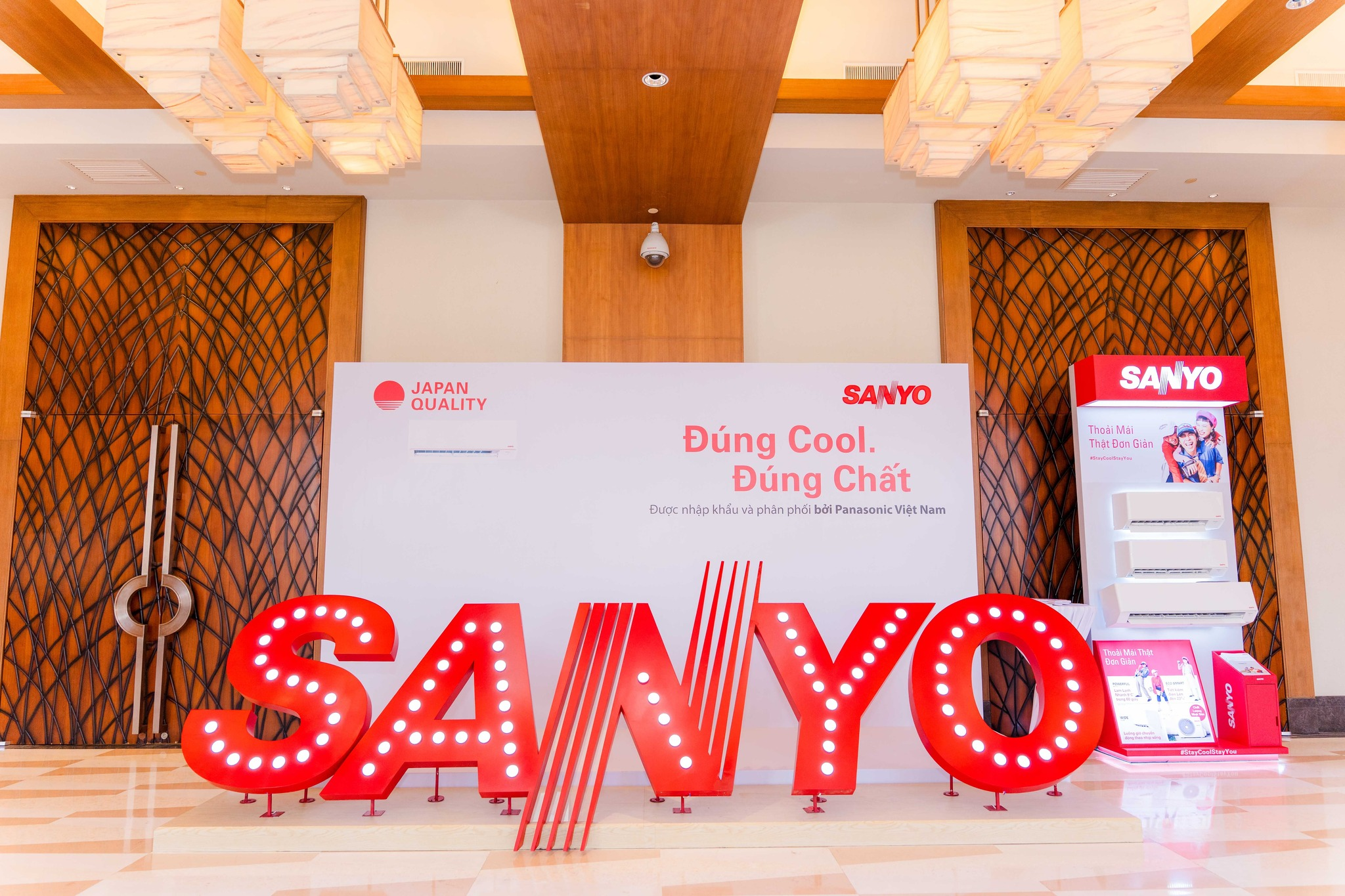 SANYO đánh dấu sự trở lại đáng chú ý tại thị trường Việt Nam dưới sự quản lý và phân phối của Panasonic. Nguồn ảnh: DNCC