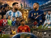 Messi - Mbappe tranh "ngôi báu", hàng loạt kỷ lục chờ phá ở World Cup 2026