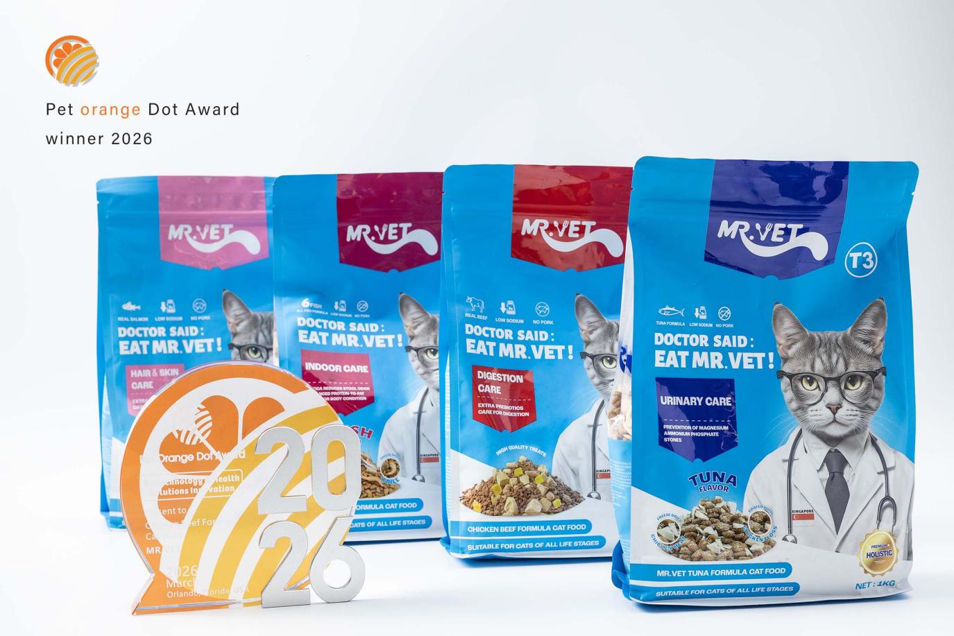 Dòng sản phẩm Mr. Vet T series đạt giải