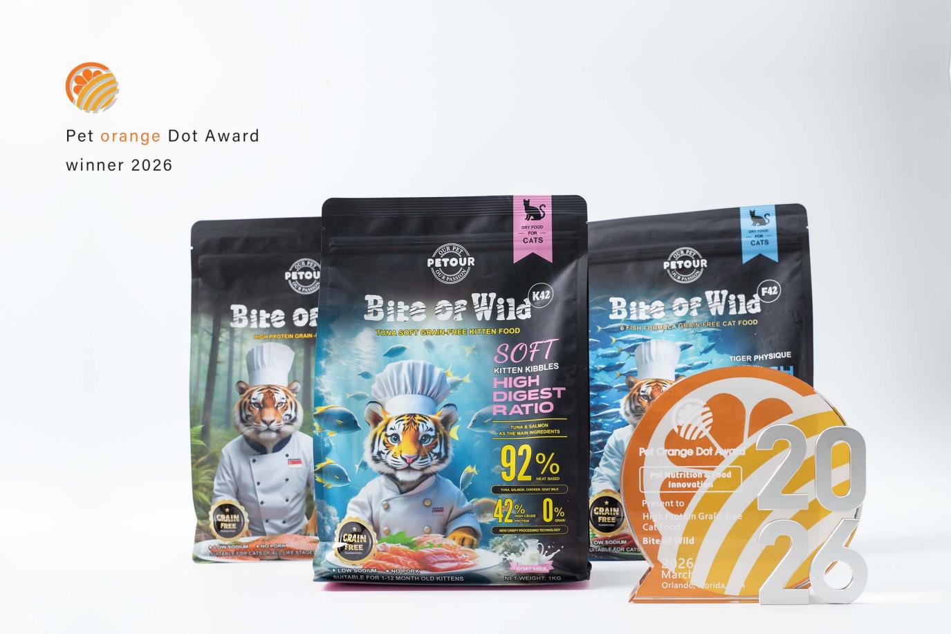 Dòng sản phẩm Bite of Wild 42 Series đạt giải