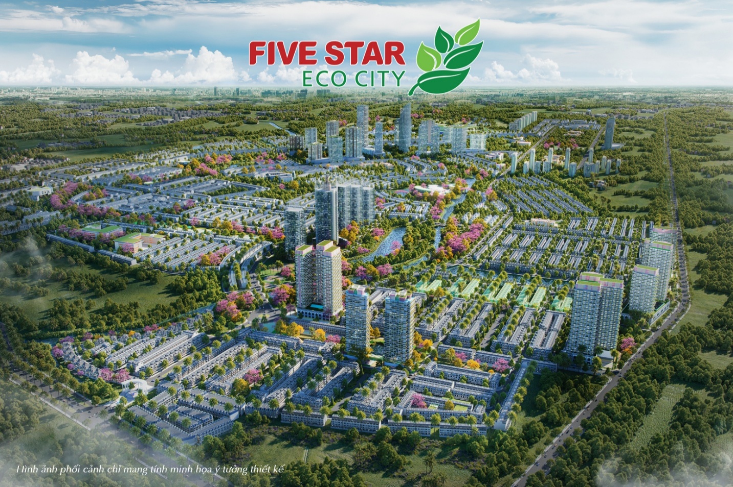 Five Star Eco City là đại đô thị sinh thái quy mô 669ha tại thủ phủ Tây Nam TP.HCM