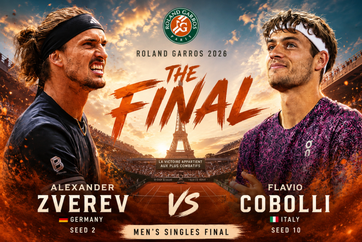Chung kết tennis Roland Garros: Zverev trước cơ hội đổi đời, Cobolli mơ viết tiếp cổ tích