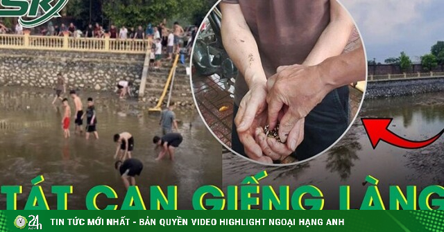 Hai vợ chồng tát cạn giếng làng để tìm dây chuyền gần 1 cây vàng đánh rơi