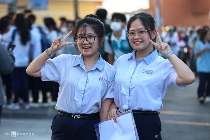 Thí sinh thi đánh giá năng lực Đại học Quốc gia TP HCM hồi tháng 4. Ảnh: Quỳnh Trần