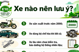 Loại xe nào cần lưu ý khi dùng xăng E10?