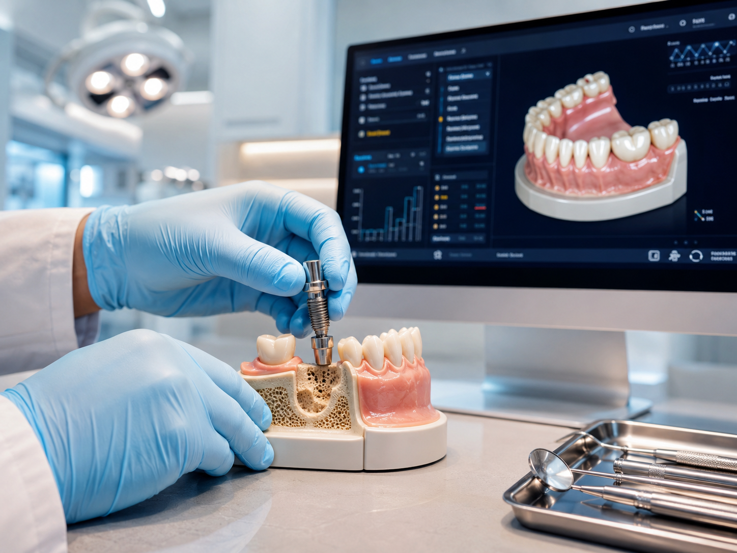 Sự kết hợp giữa đội ngũ bác sĩ chuyên môn cao và công nghệ kỹ thuật số hiện đại tại Vincare's đảm bảo quy trình Cấy ghép Implant diễn ra chính xác, an toàn, với hồ sơ sức khỏe được lưu trữ trọn đời.