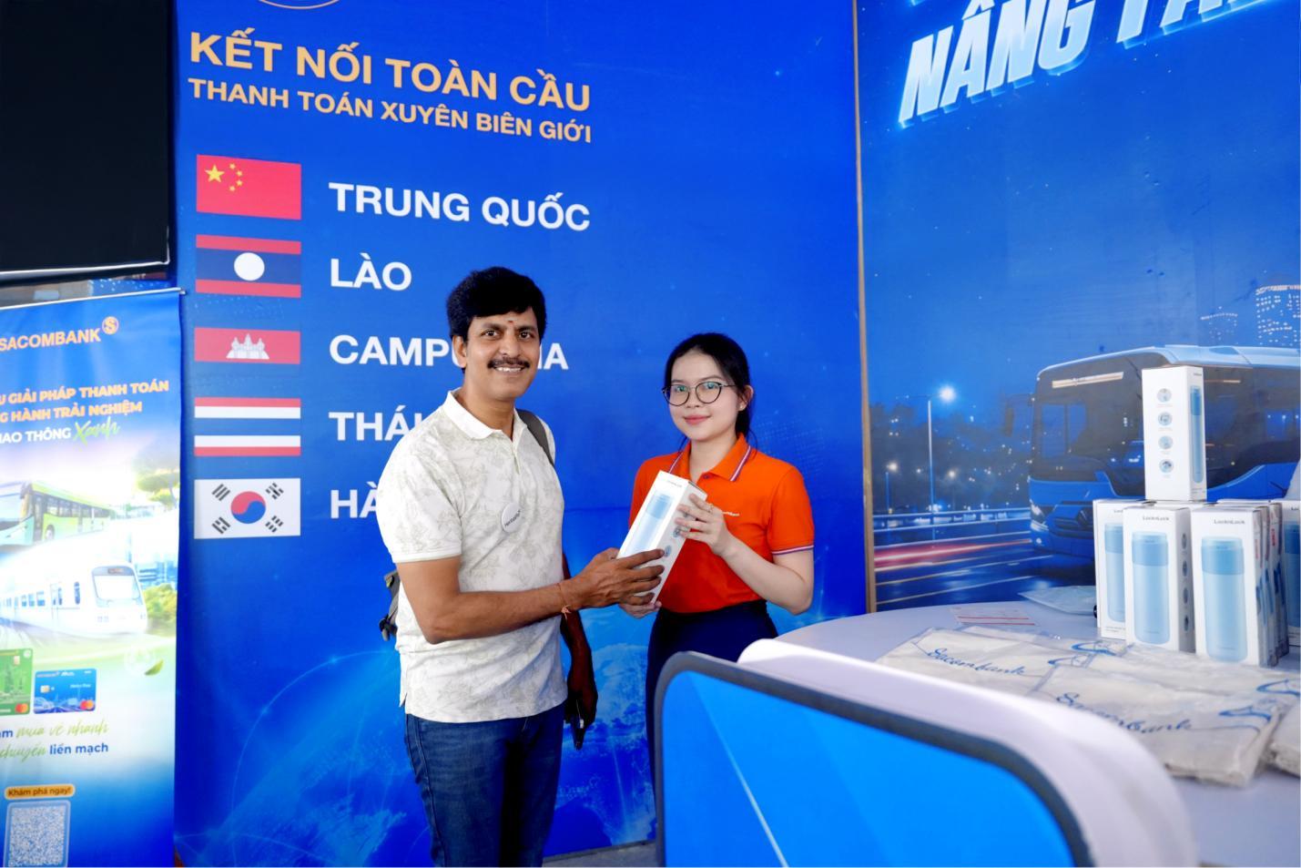 SACOMBANK đang xúc tiến với các đối tác để tiếp tục mở rộng dịch vụ VIETQRGlobal sang nhiều quốc gia khác, trong đó có Ấn Độ - Ảnh: SACOMBANK