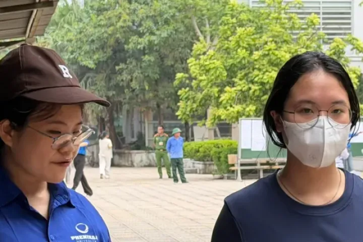 Chiếc điện thoại đặc biệt được hoạt động trong khu vực thi tốt nghiệp
